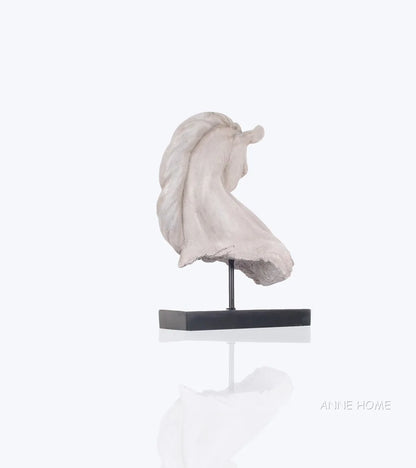 Anne Home - Horse Head Statue