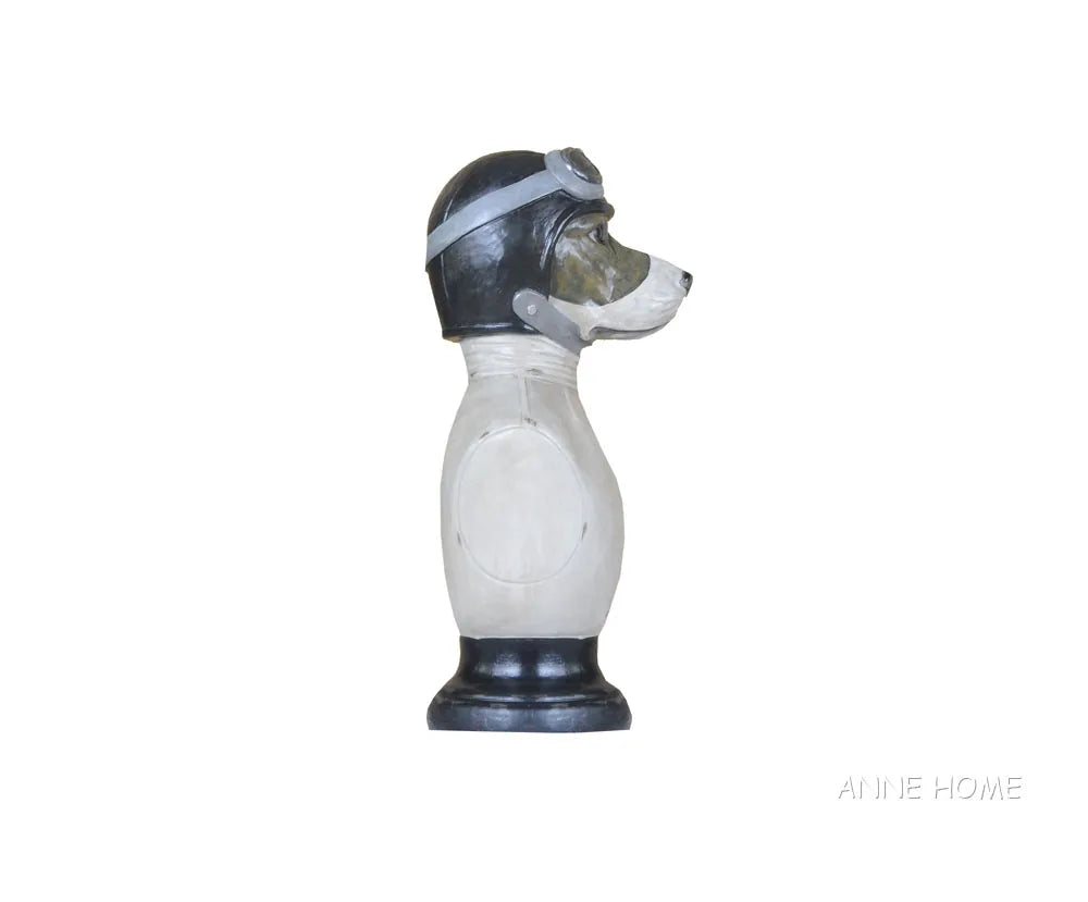 Anne Home - Dog Bust Statue