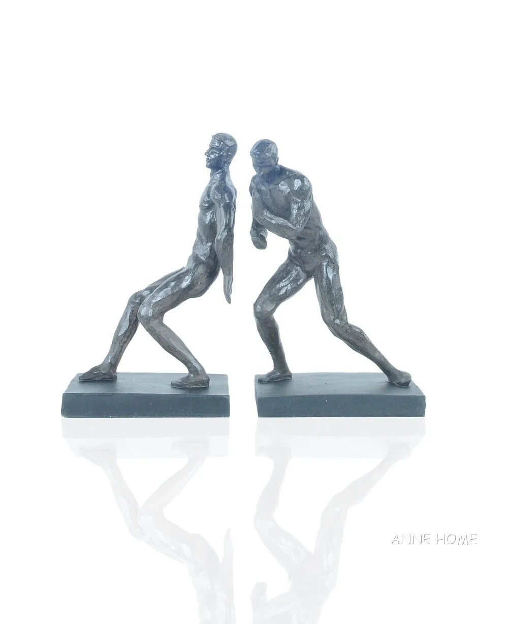 Anne Home - Gymnastic Man Bookend - Set of 2