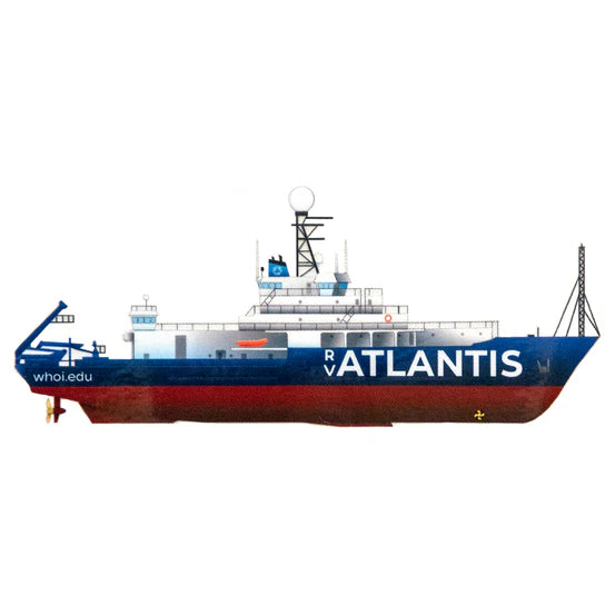 R/V Atlantis Research 36 inches boat Model
