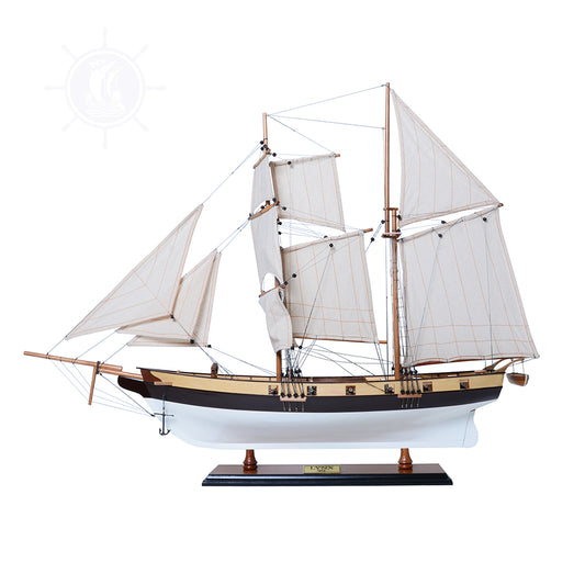 Lynx Painted Tall Ship Model Captain Line