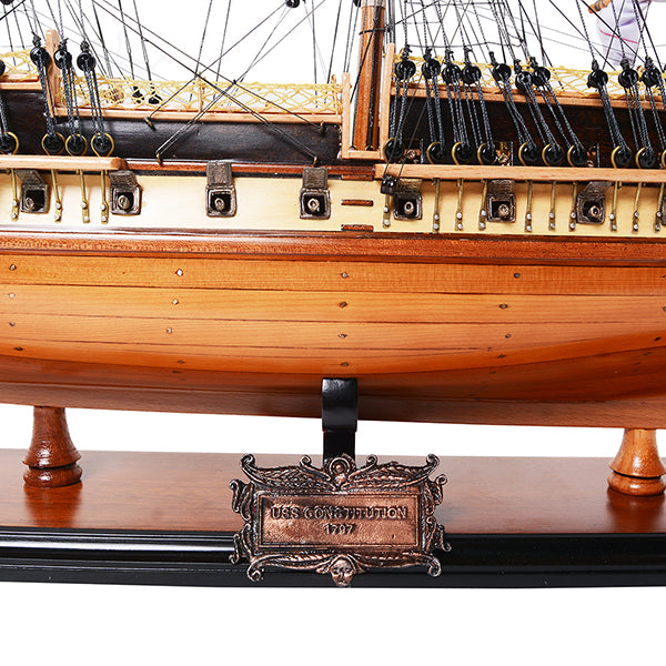 USS Constitution Midsize With Display Case