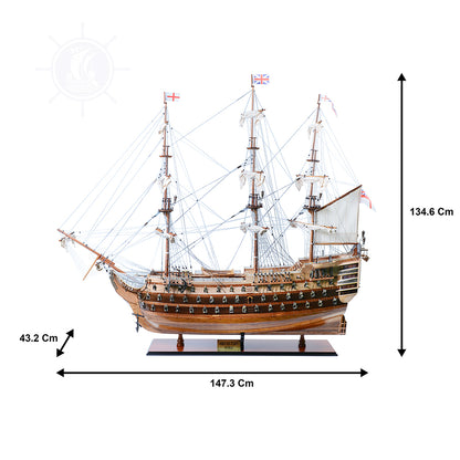 Maquette du navire de guerre HMS Victory XL, collection « Fleet Admiral Line Limited Edition »