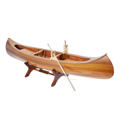 Indian Girl Canoe