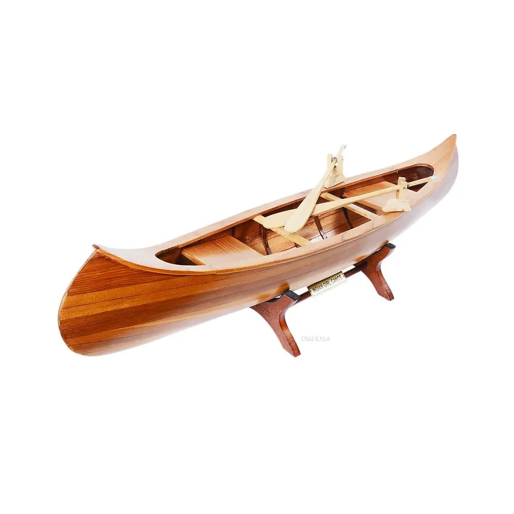 Indian Girl Canoe