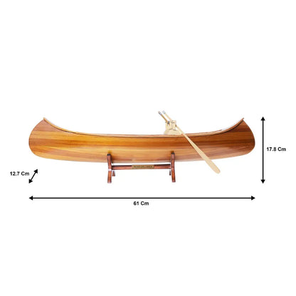 Indian Girl Canoe