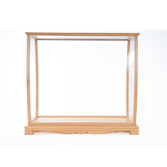 Display Case for Midsize Tall Ship Clear Finish