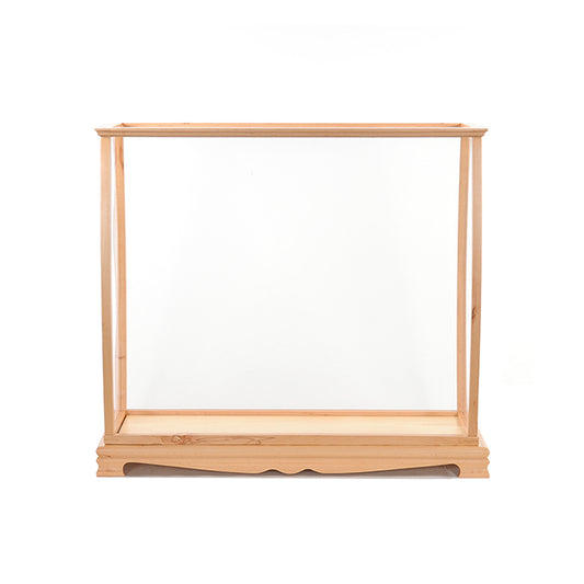 Display Case for Midsize Tall Ship Clear Finish