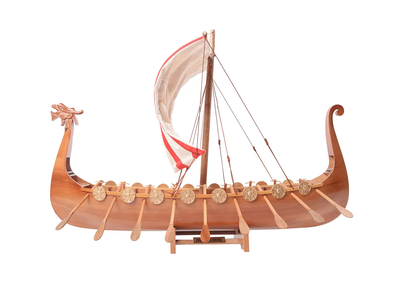 Captivating Drakkar Viking Combo: A Model Ship and Legendary Hat
