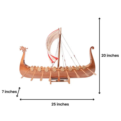 Captivating Drakkar Viking Combo: A Model Ship and Legendary Hat