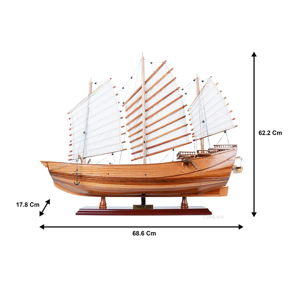 Chinese Junk Wooden Ship Model