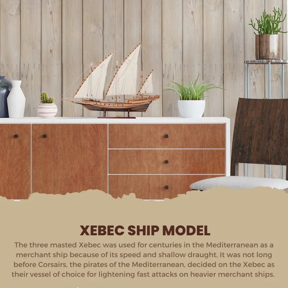 Xeebec Xebec Gemi Modeli – Captain Heritage