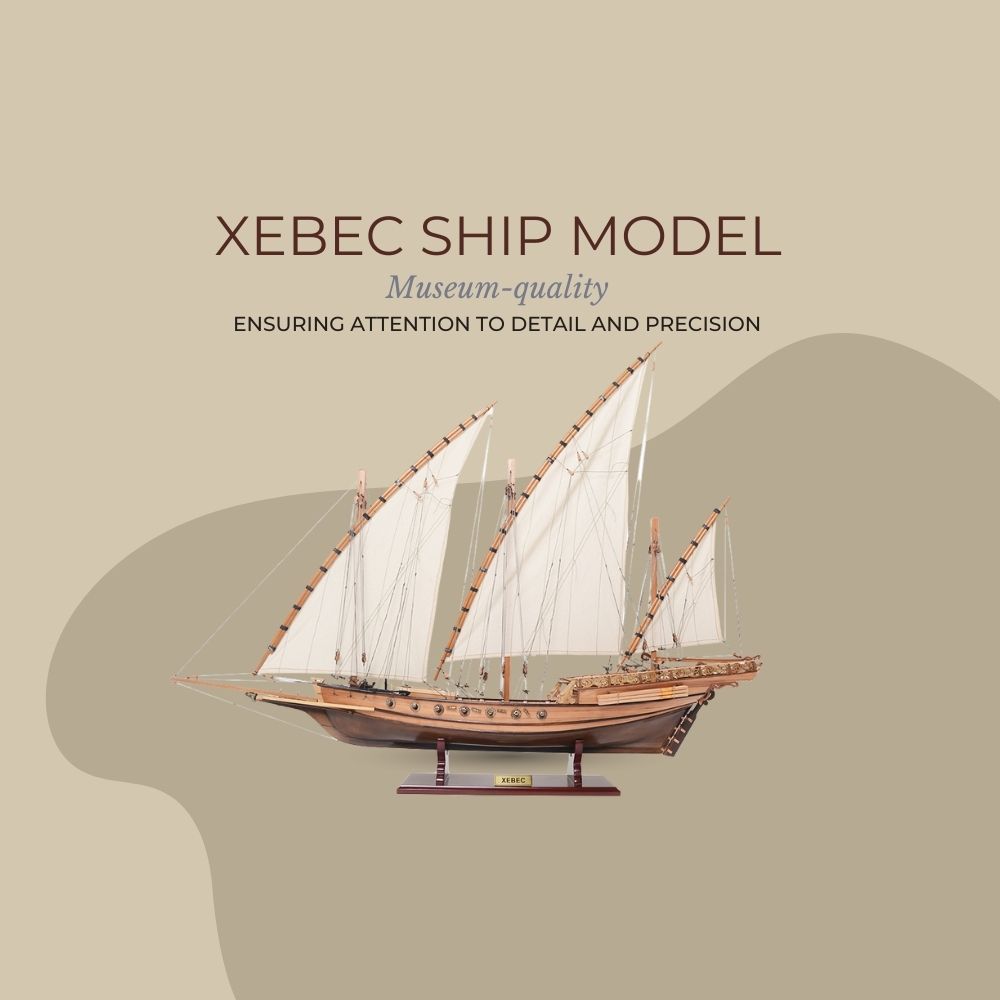 Xebec Ship Model