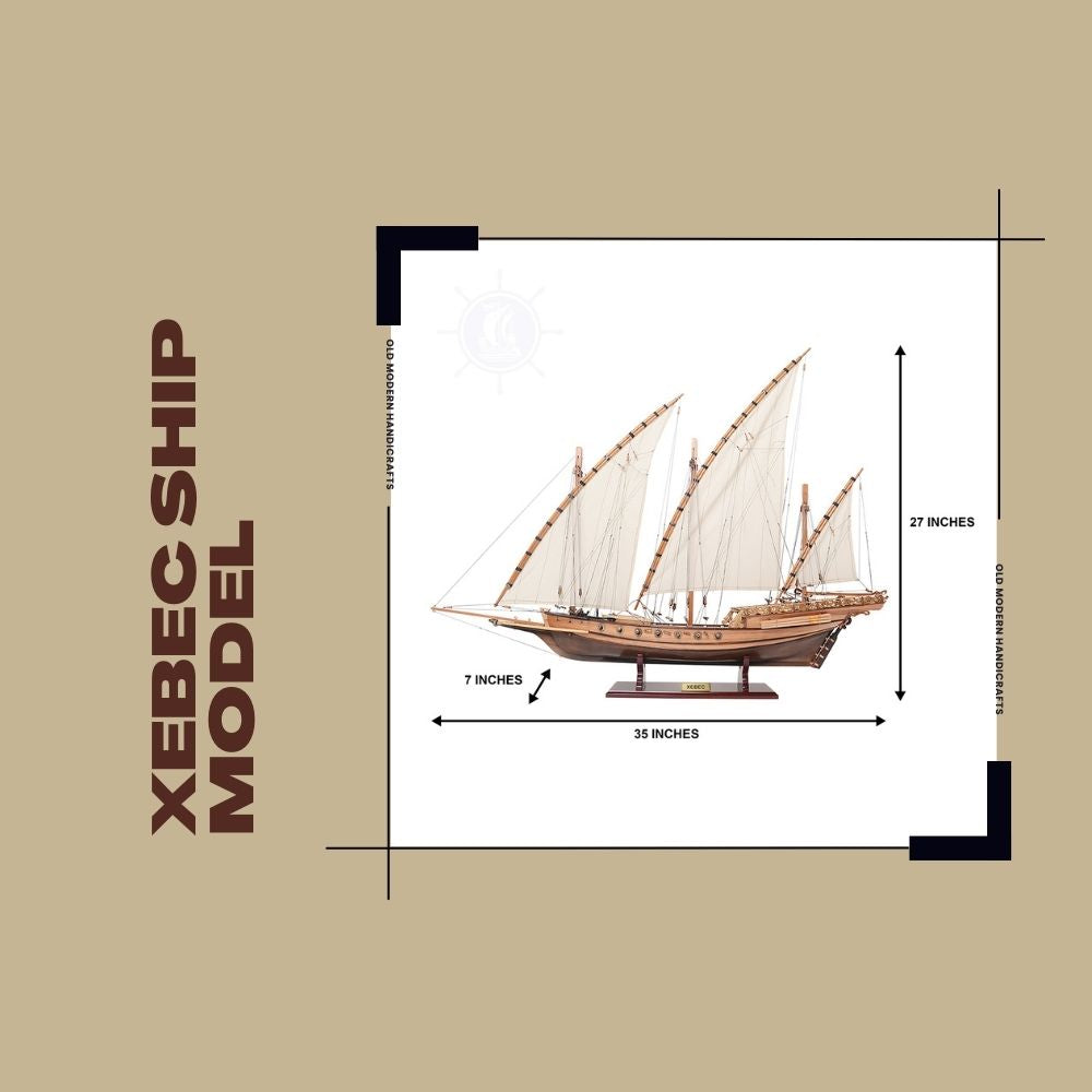 Xebec Ship Model