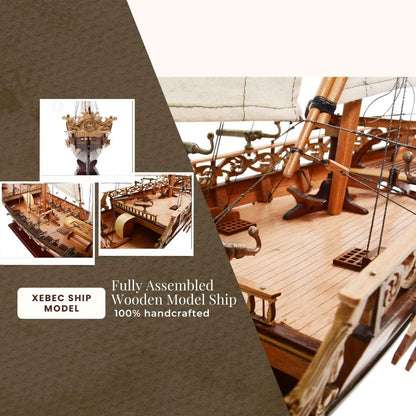 Xebec Ship Model