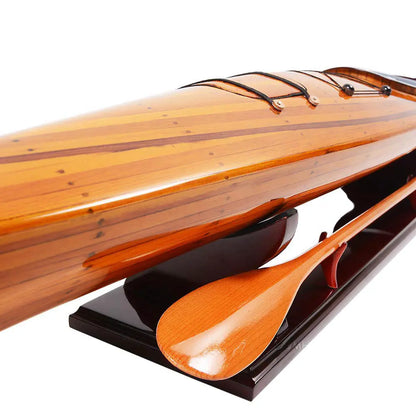 Kayak Wooden Boat Model