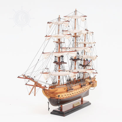 USS Constitution Small with Display Case