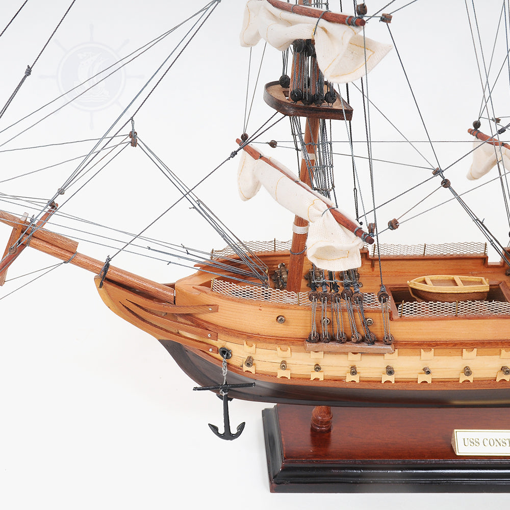 USS Constitution Small with Display Case