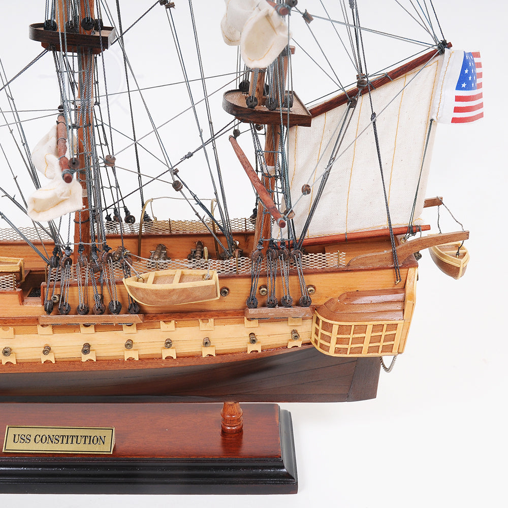USS Constitution Small with Display Case