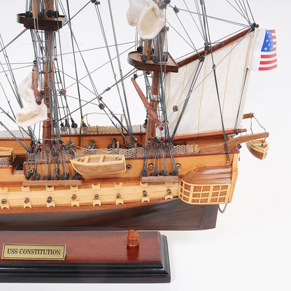 USS Constitution Small with Display Case
