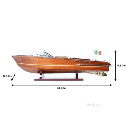 Maquette de bateau rapide Aquarama Medium Italie