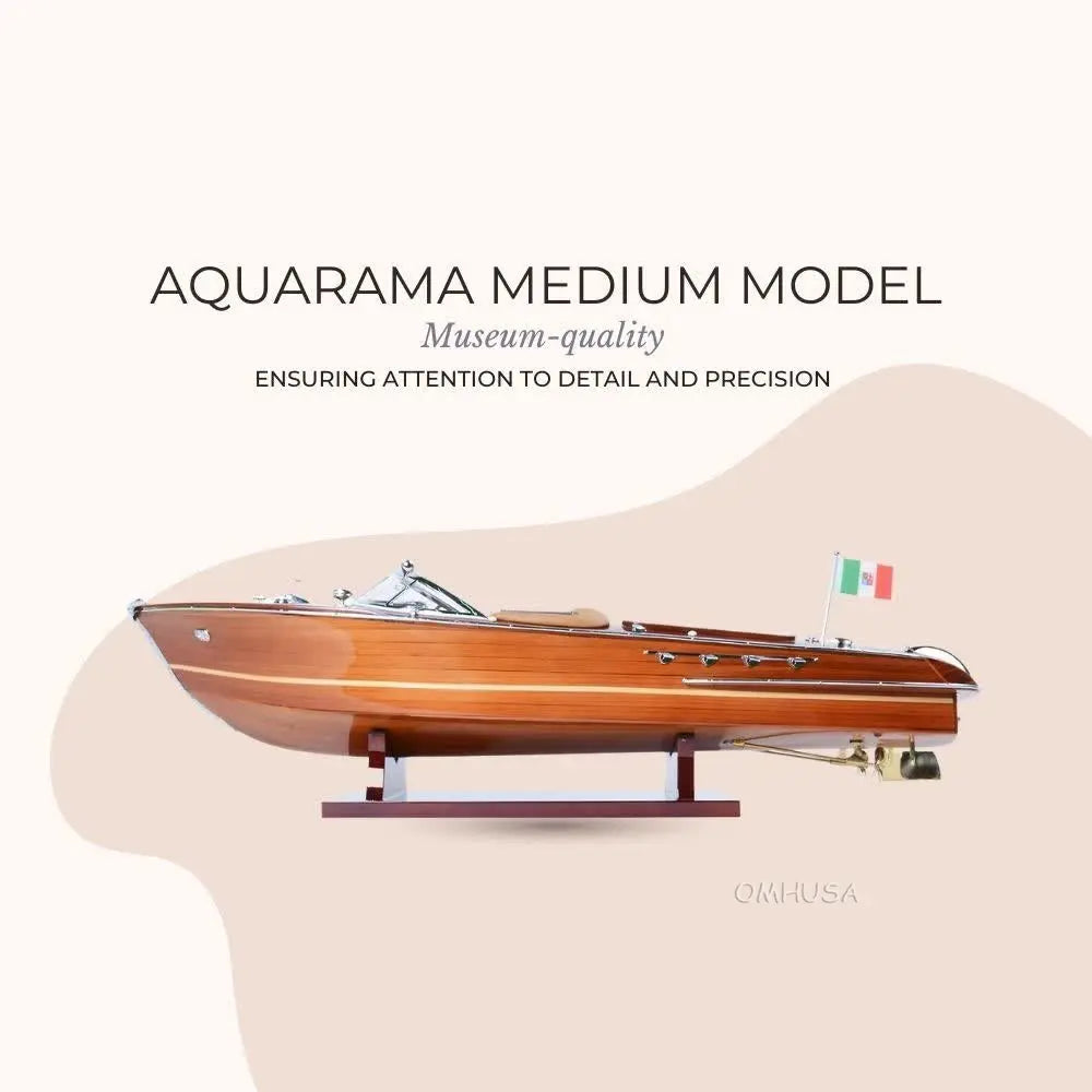 Maquette de bateau rapide Aquarama Medium Italie