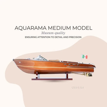 Maquette de bateau rapide Aquarama Medium Italie