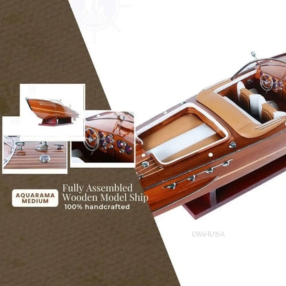 Maquette de bateau rapide Aquarama Medium Italie