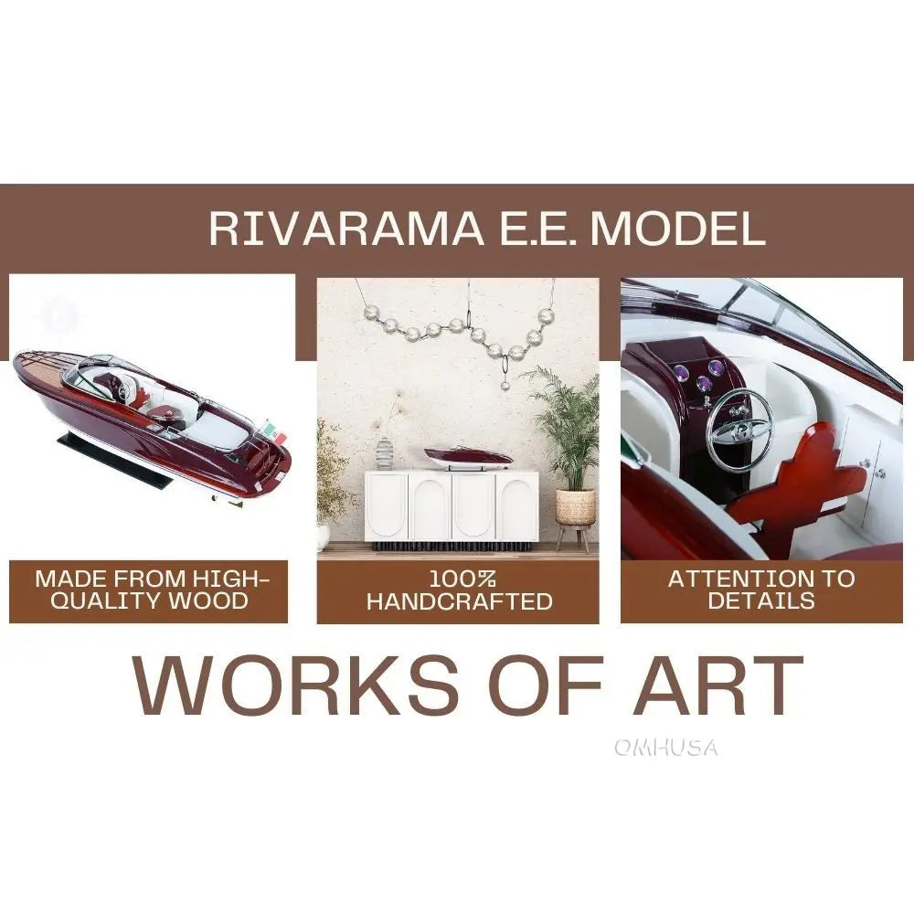 Maquette de canot automobile Rivarama E.E.