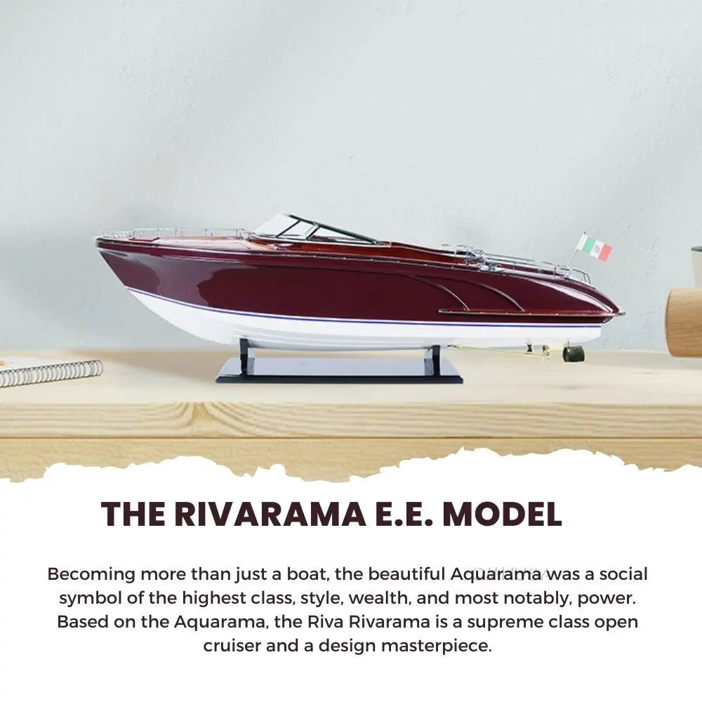 Maquette de canot automobile Rivarama E.E.