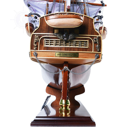 USS Constitution LIMITED EDITION Full Crooked Sails Only 100 Units Produced