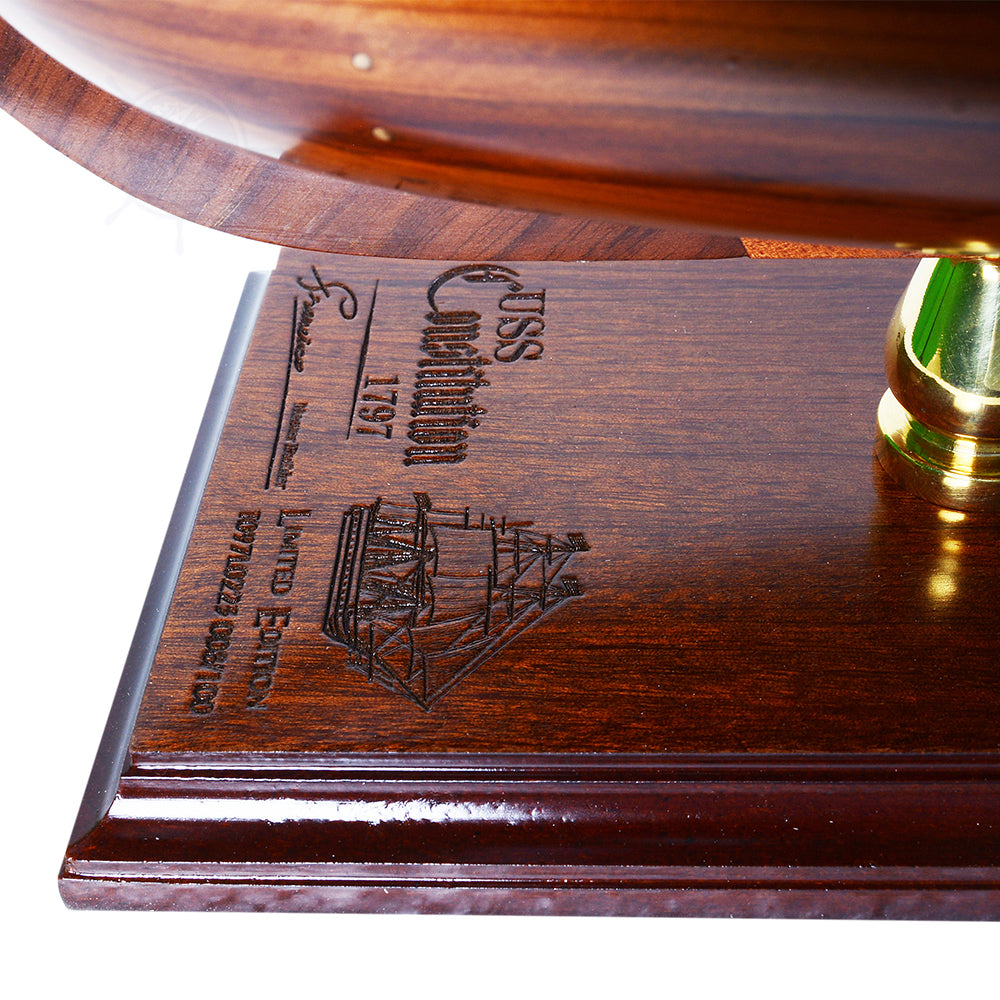 USS Constitution LIMITED EDITION Full Crooked Sails Only 100 Units Produced