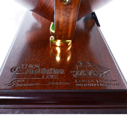 USS Constitution LIMITED EDITION Full Crooked Sails Only 100 Units Produced