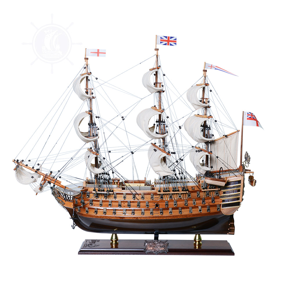 HMS Victory Limited Edition Downwind Full Sails Only 100 Units Produced Admiral Line
