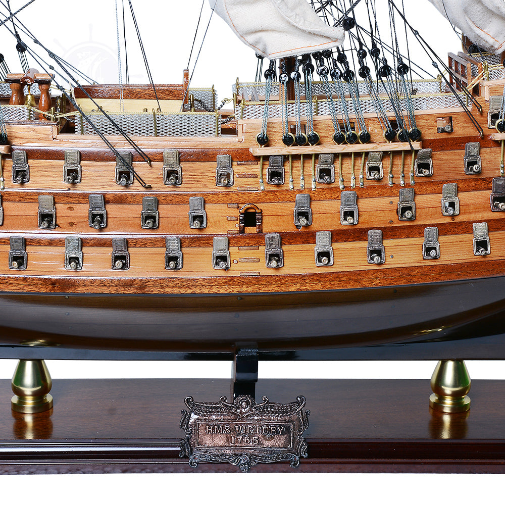 HMS Victory Limited Edition Downwind Full Sails Only 100 Units Produced Admiral Line