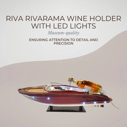 Support à Vin Riva Rivarama avec Lumières LED