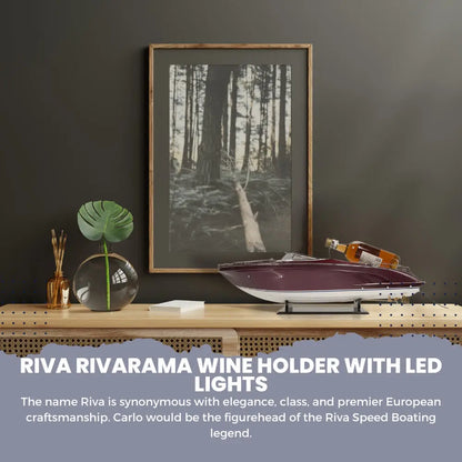 Support à Vin Riva Rivarama avec Lumières LED