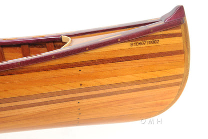 Canoe Model with Ribs