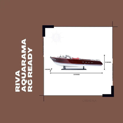 Riva Aquarama RC Prêt à naviguer