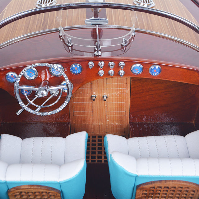 Super Riva Painted Large Speedboat Model