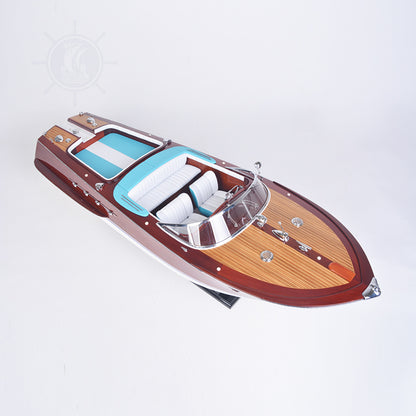 Super Riva Painted Large Speedboat Model