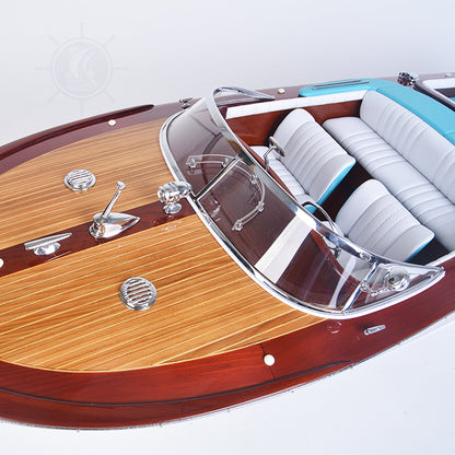 Super Riva Painted Large Speedboat Model