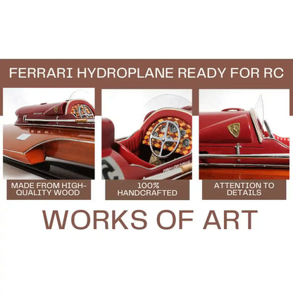 Hydravion Ferrari Prêt pour RC