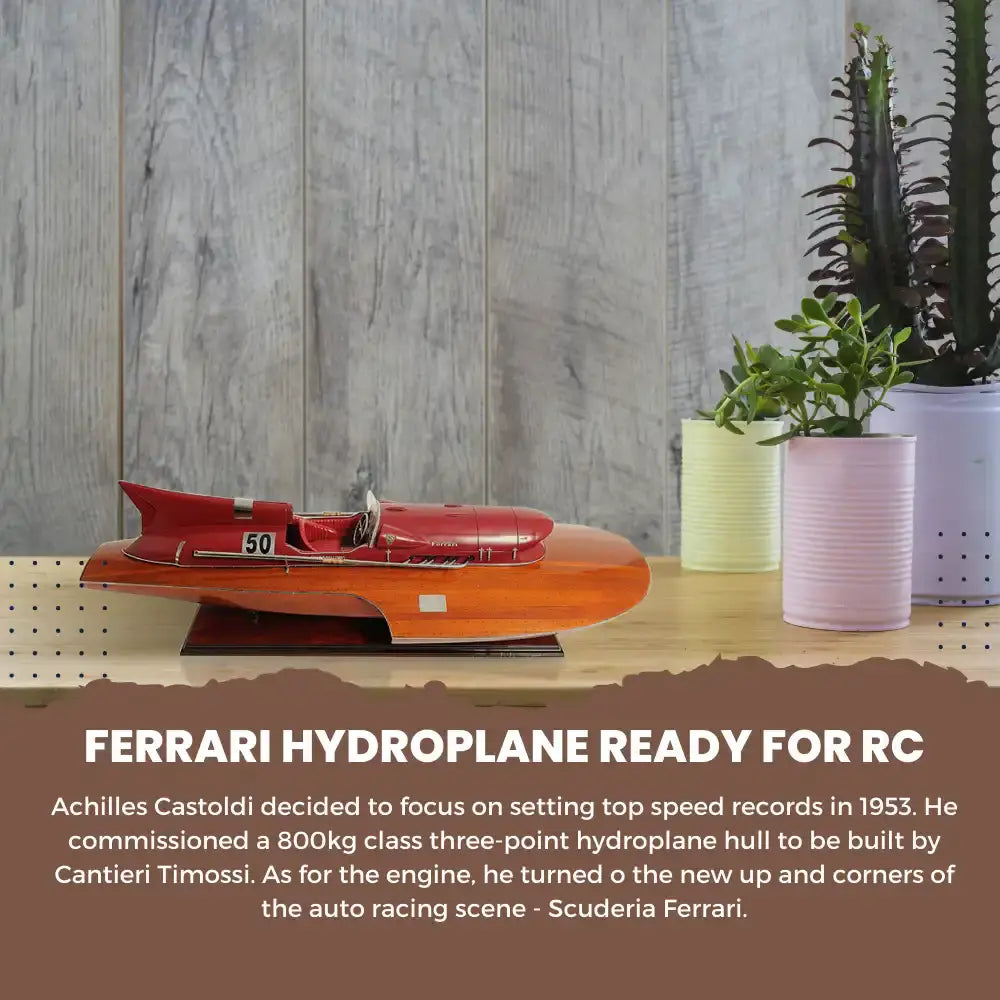 Hydravion Ferrari Prêt pour RC