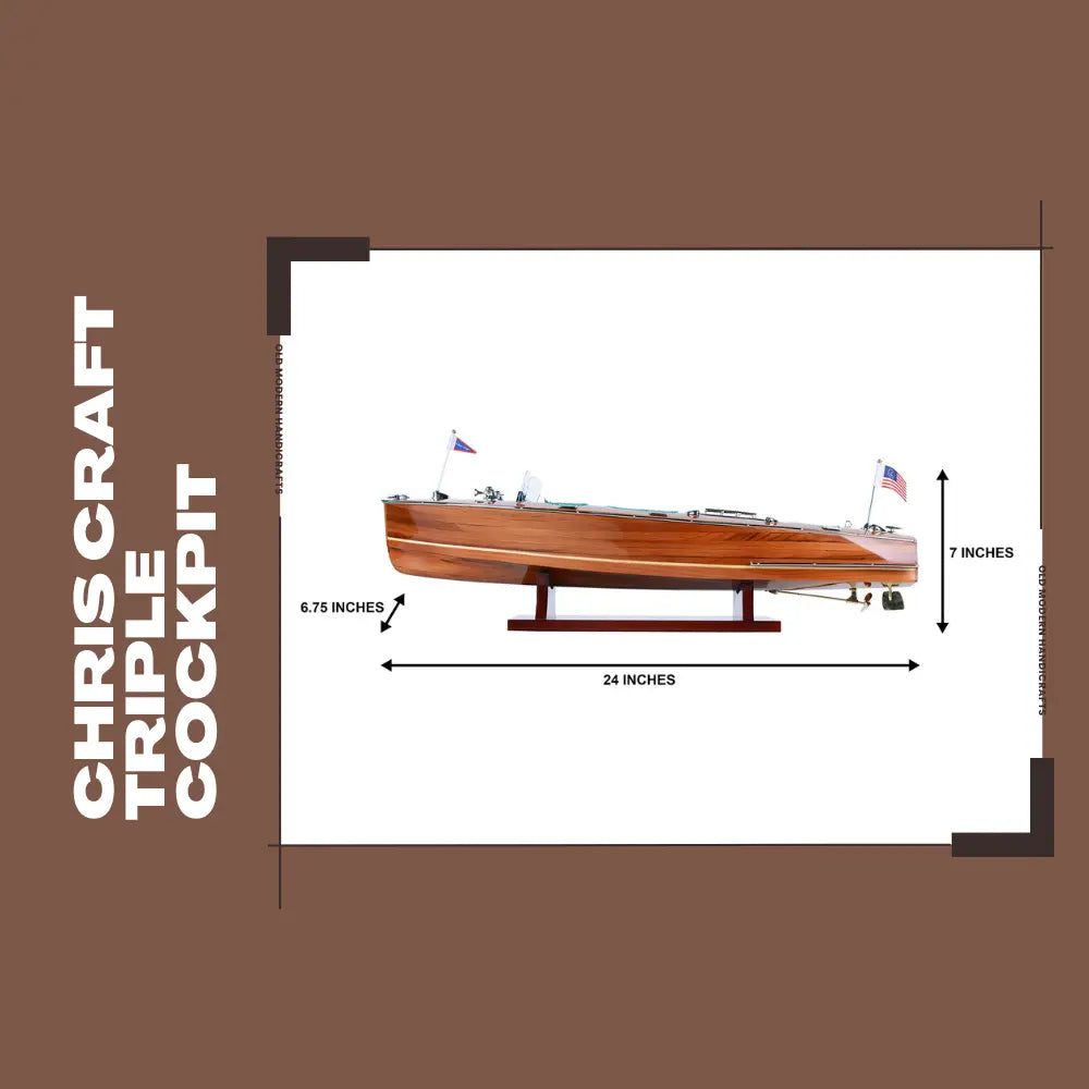Chris Craft Triple Cockpit Moyen