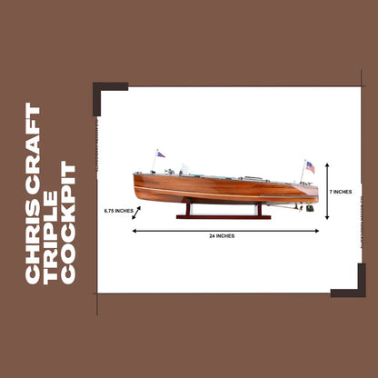 Chris Craft Triple Cockpit Moyen
