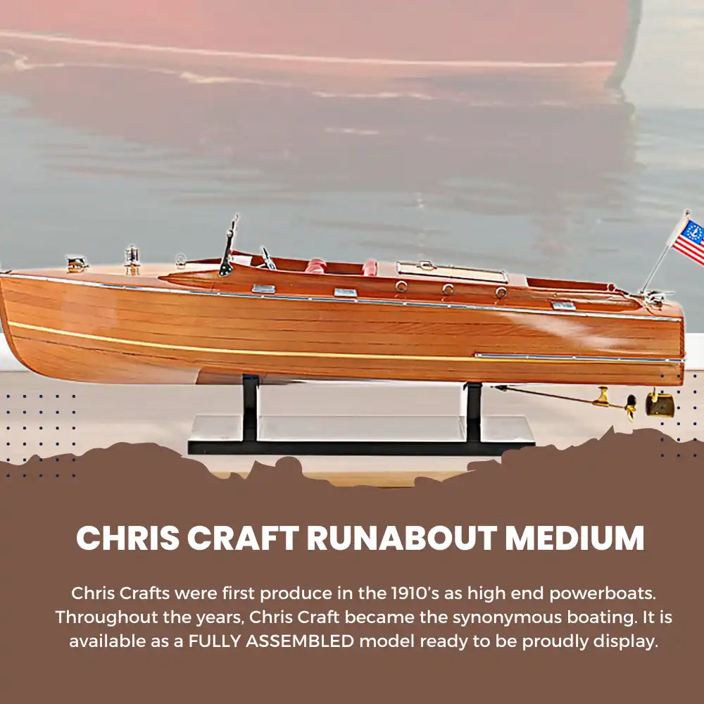 Canot automobile Chris-Craft de taille moyenne