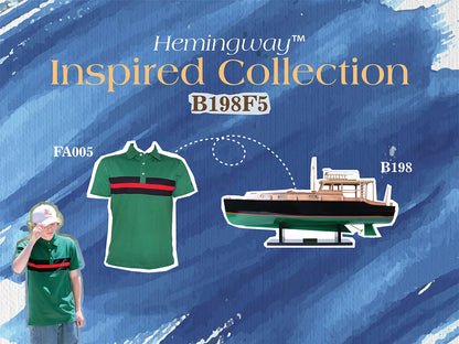 Hemingway&trade; Pilar Fishing Boat Combo: A Model and Polo Shirt Set