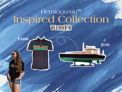 Hemingway&trade; Pilar Fishing Boat Combo: A Model and Polo Shirt Set