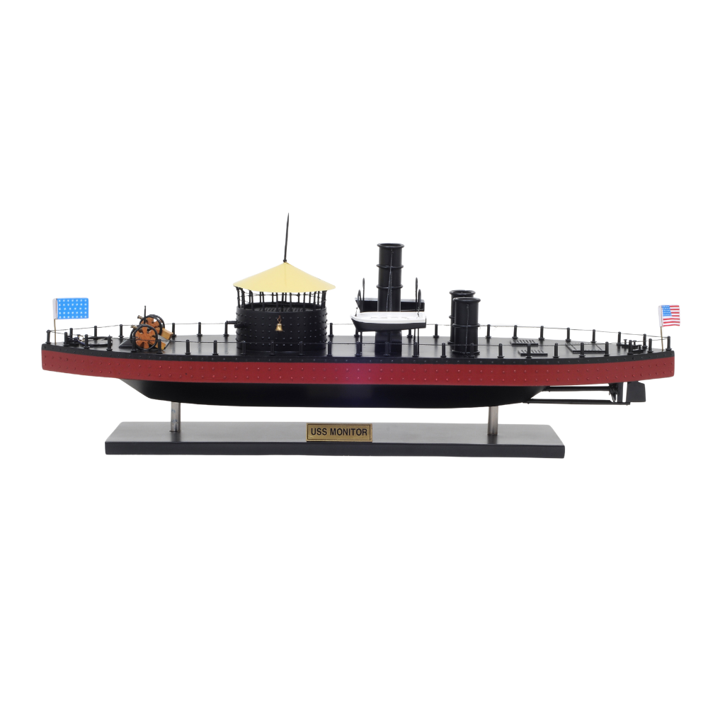 USS MONITOR Civil War Ship Model